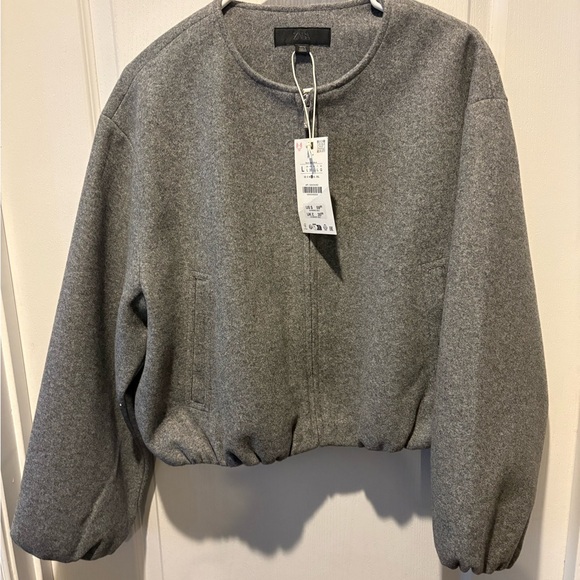 Zara Jackets & Blazers - Zara Gray Wool Blend Jacket